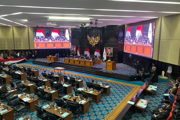 Rapat paripurna penetapan Rancangan APBD 2026/Foto Fifi Abdurahman