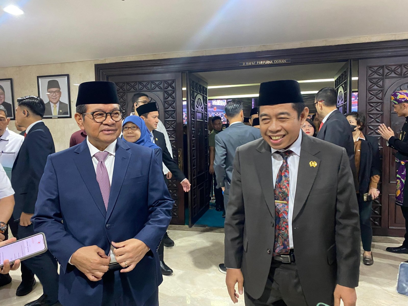 Gubernur DKI Jakarta, Pramono Anung dan Ketua DPRD DKI Jakarta, Khoirudin/Foto Fifi Abdurahman