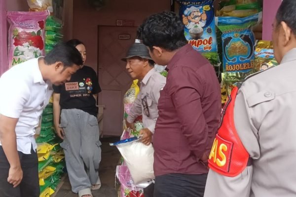 Pemantauan harga beras di Parepare. Foto: dok.pribadi