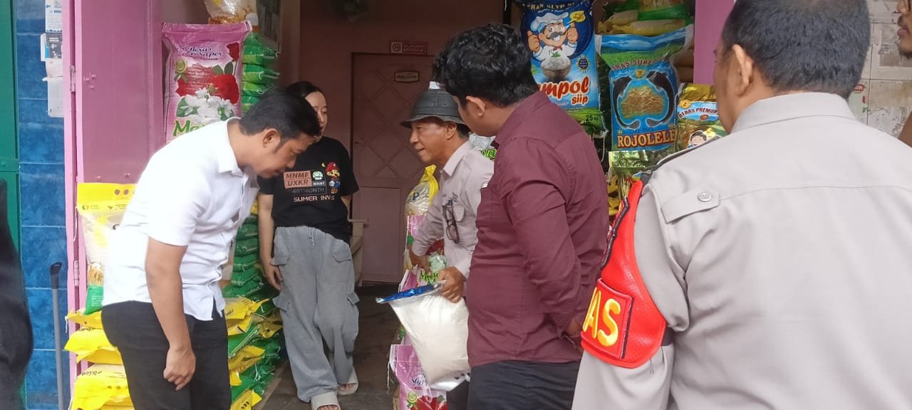 Pemantauan harga beras di Parepare. Foto: dok.pribadi