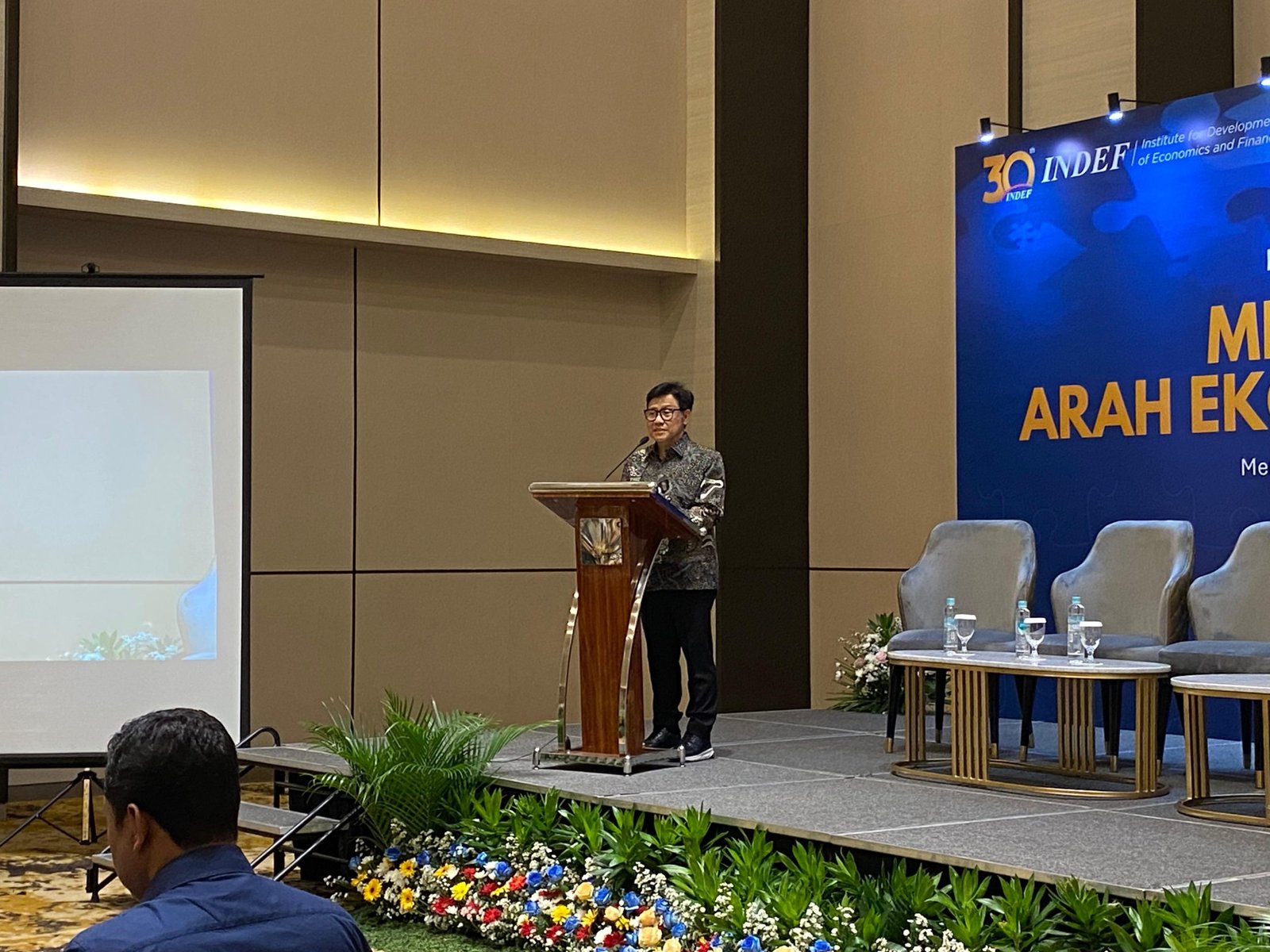 Menteri Koordinator Bidang Pemberdayaan Masyarakat (Menko PM), Muhaimin Iskandar atau Cak Imin dalam Seminar INDEF/Foto Fifi Abdurahman