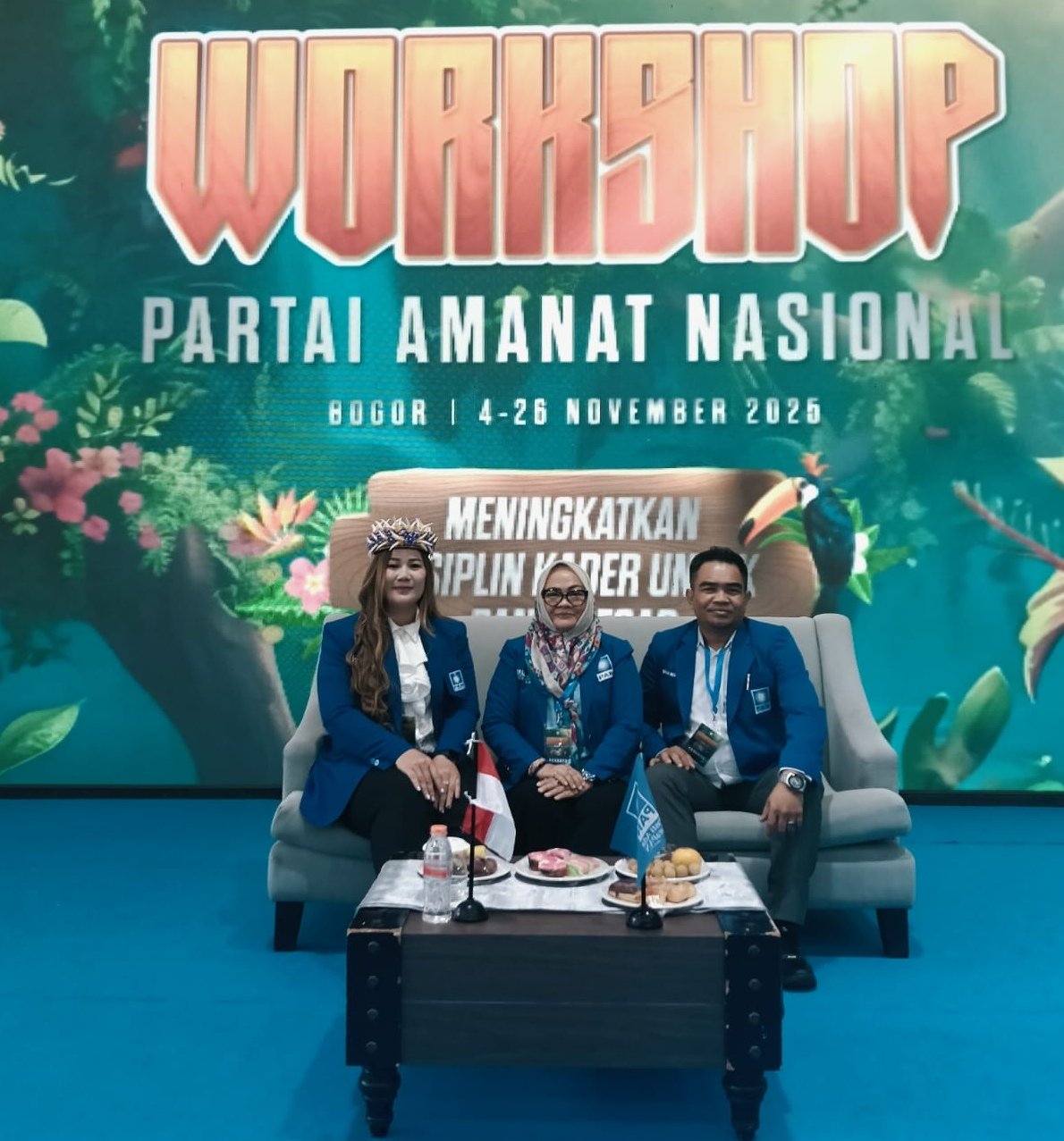 Anggota DPRD Mahulu mengikuti Workshop DPRD PAN se-Indonesia yang berlangsung di Bogor, Jawa Barat, pada 18–20 November 2025. Foto: istimewa