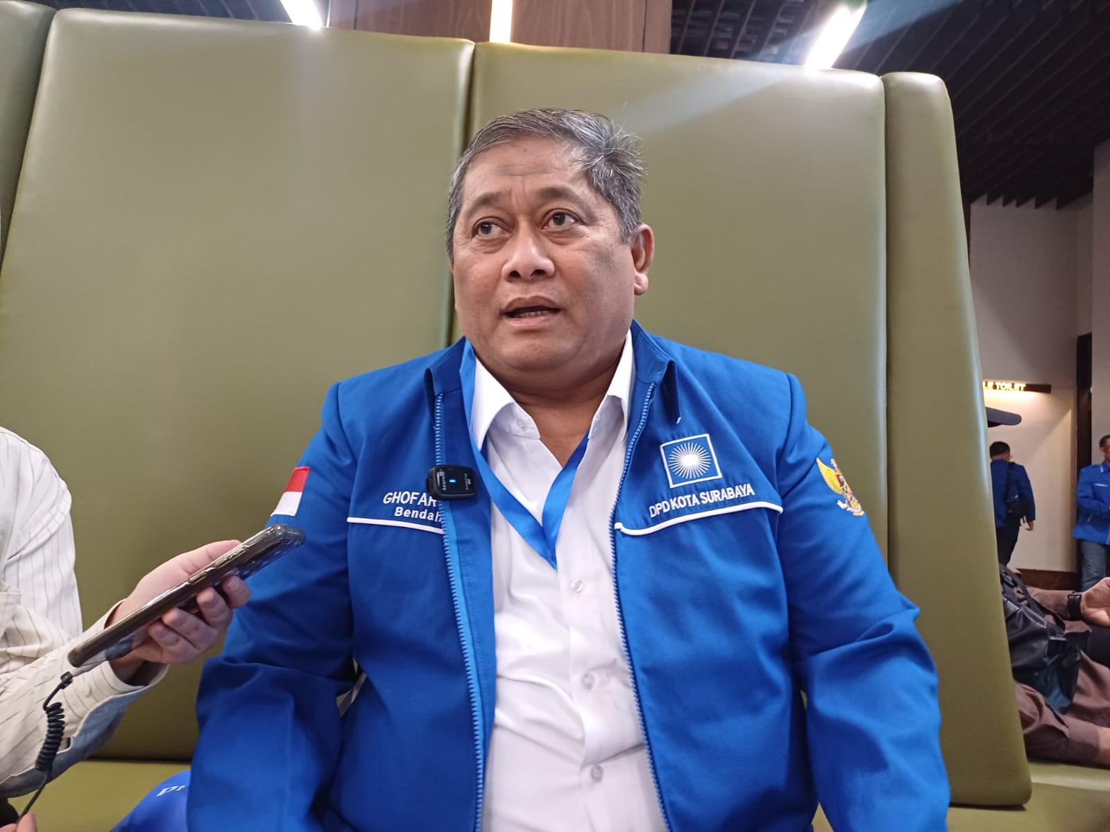 Anggota DPRD dari fraksi PAN, Ghofar Ismali saat ditemui GPriority di Workshop anggota DPRD PAN seluruh Indonesia di Bogor, Jawa Barat, Rabu (19/11). Foto: istimewa