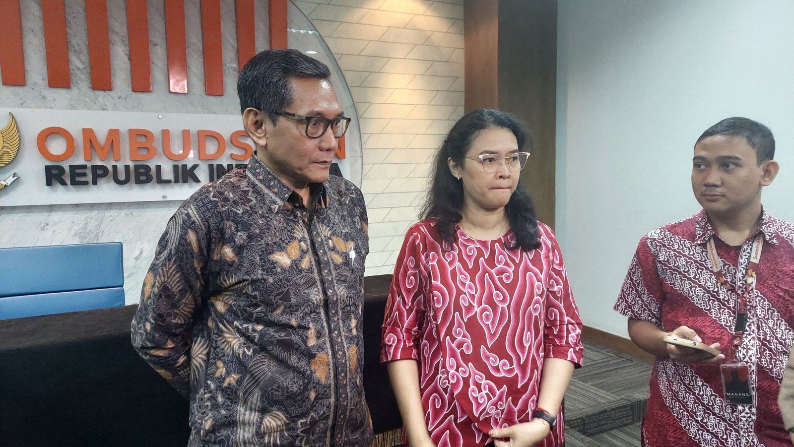Anggota Ombudsman RI Johanes Widijantoro (kiri) menyebut integrasi sistem menjadi persoalan pencegahan TPPO yang belum tuntas/Foto : GPriority (Nindya Farhah Azzahrah)