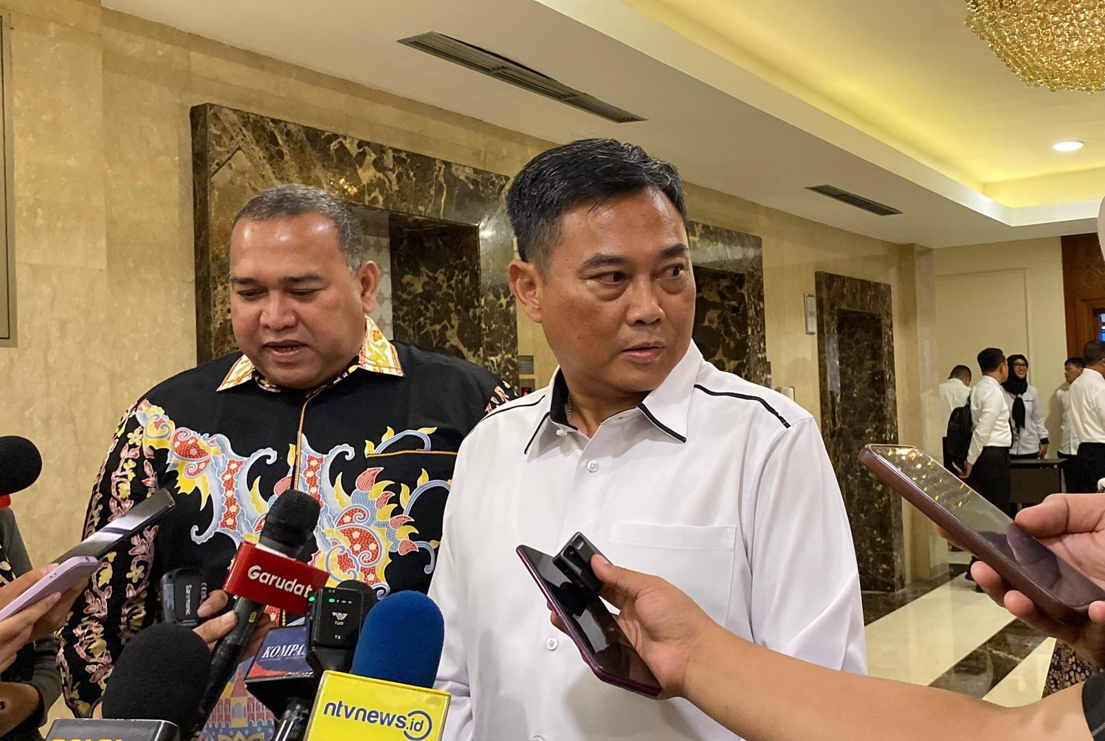 Kabidyanmas Baintelkam Polri, Kombes Pol Yosef Sriyono Joko Handono, dalam acara peluncuran hasil Survei Kepuasan Masyarakat (SKM) Layanan SKCK tingkat Polres/Polresta tahun 2025 di Jakarta Pusat, Senin (24/11)/Foto Fifi Abdurahman
