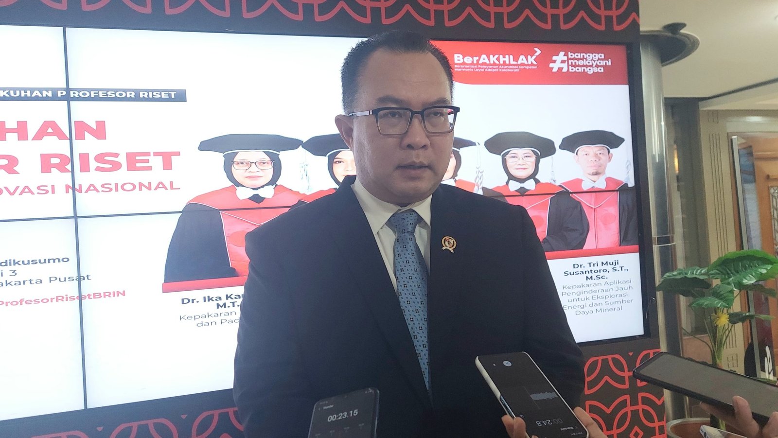 Kepala BRIN, Arif Satria/Foto : Dok. GPriority (Nindya Farhah Azzahrah)