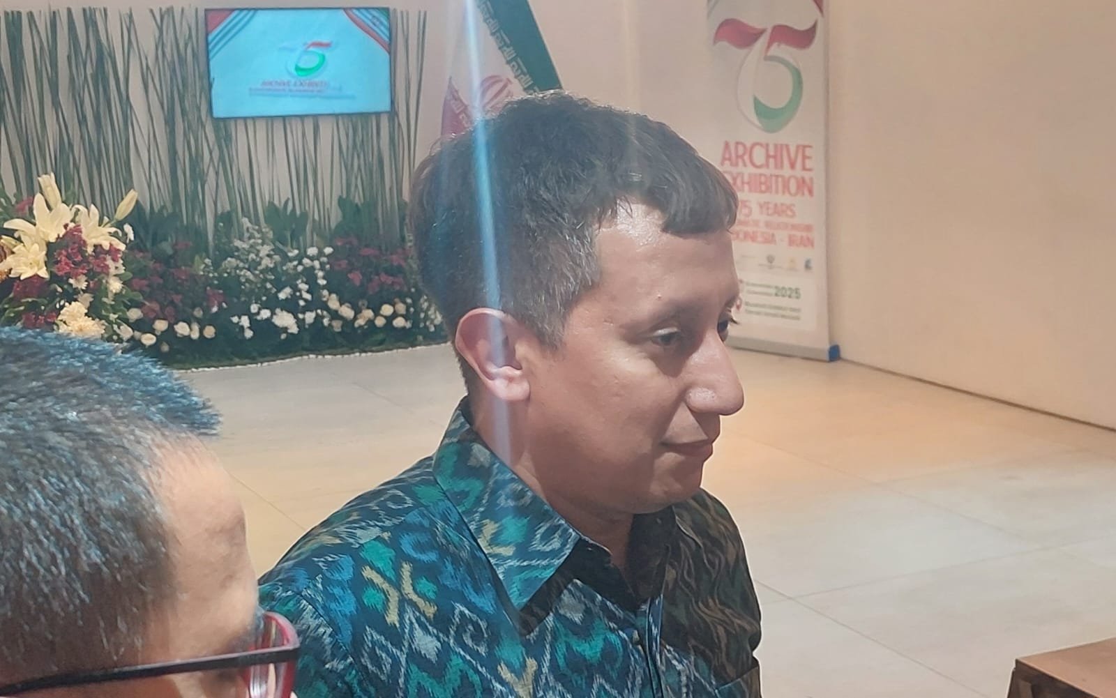 Juru Bicara (Jubir) Kemlu RI, Vahd Nabyl A. Mulachela saat dimintai keterangan oleh wartawan terkait Pencalonan Indonesia Sebagai Presiden Dewan HAM PBB 2026 di Jakarta, Rabu (26/11)/Foto : GPriority (Nindya Farhah Azzahrah)