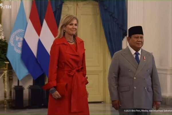 Presiden Prabowo Subianto terima kunjungan Ratu Maxima dari Kerajaan Belanda di Istana Merdeka, Jakarta, Kamis (27/11)/Foto Tangkapan Layar YouTube Sekretariat Presiden
