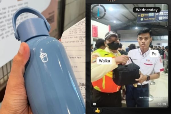 Kronologi Kasus Anita Dewi, Penumpang KRL Viral yang Kehilangan Tumbler Tuku Biru/Foto : Dok. Threads @anitadewi