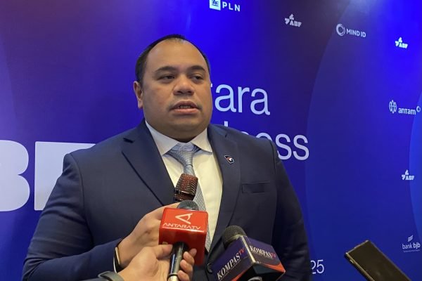 CIO Danantara Pandu Sjahrir dalam acara Antara Business Forum di Jakarta, Rabu (19/11)/Foto Fifi Abdurahman