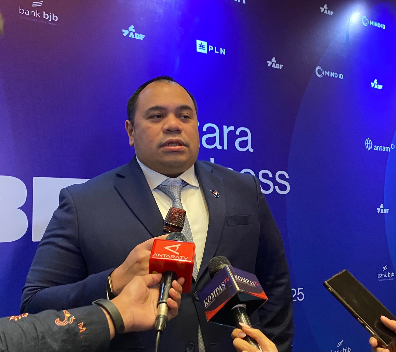 CIO Danantara Pandu Sjahrir dalam acara Antara Business Forum di Jakarta, Rabu (19/11)/Foto Fifi Abdurahman