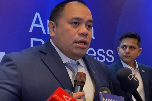 CIO Danantara, Pandu Sjahrir saat sesi diskusi pada acara Antara Business Forum di Jakarta, Rabu (19/11)/Foto Fifi Abdurahman