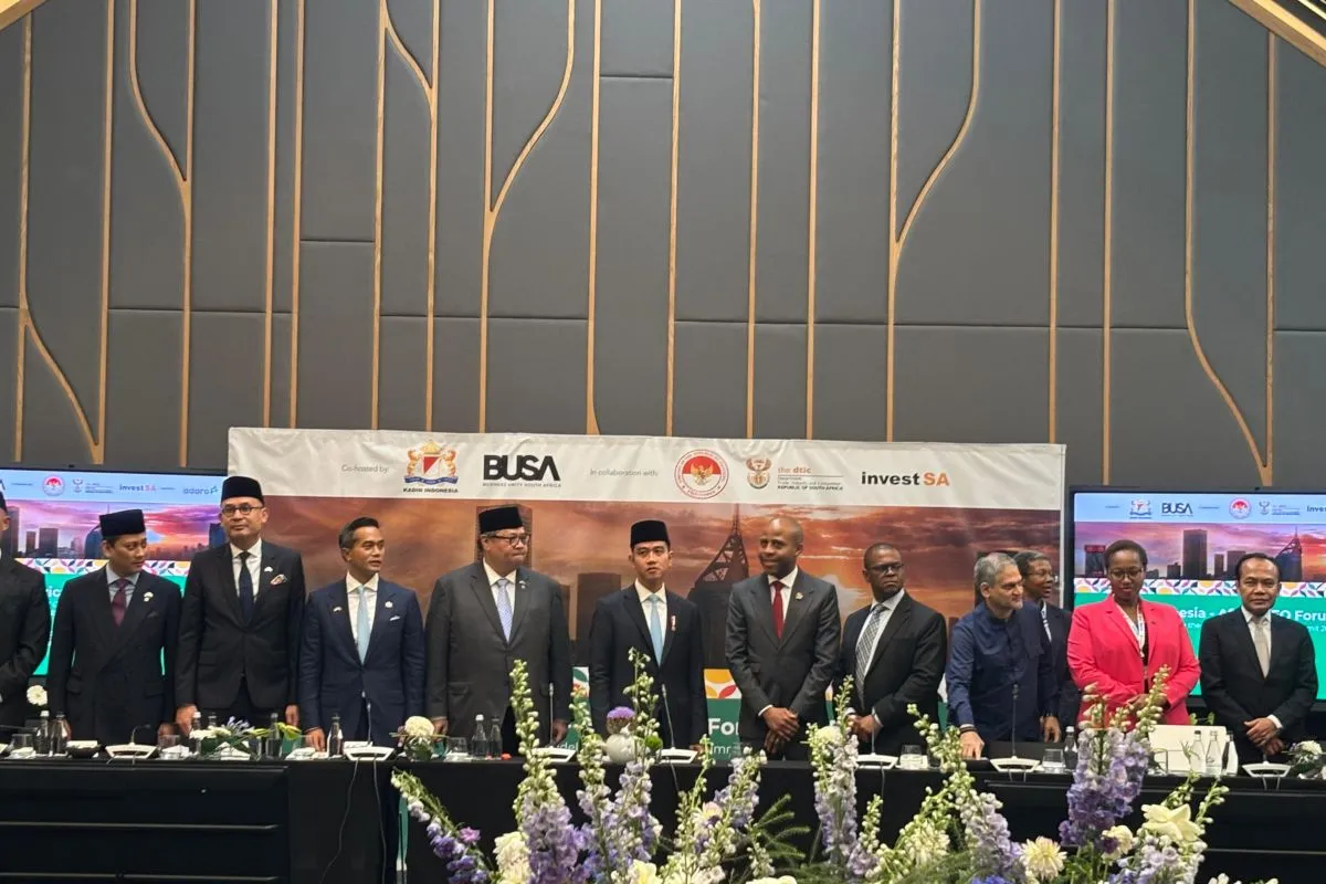Agenda pertama Wakil Presiden Gibran Rakabuming Raka di Afrika Selatan adalah menghadiri Indonesia–Africa CEO Forum di Johannesburg pada Jumat (21/11) waktu setempat/Foto Antara