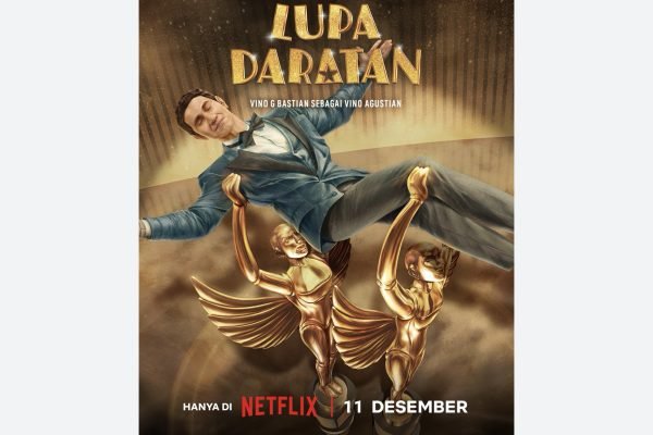 Poster film "Lupa Daratan" yang akan tayang mulai 11 Desember 2025. Foto: Instagram/netflix