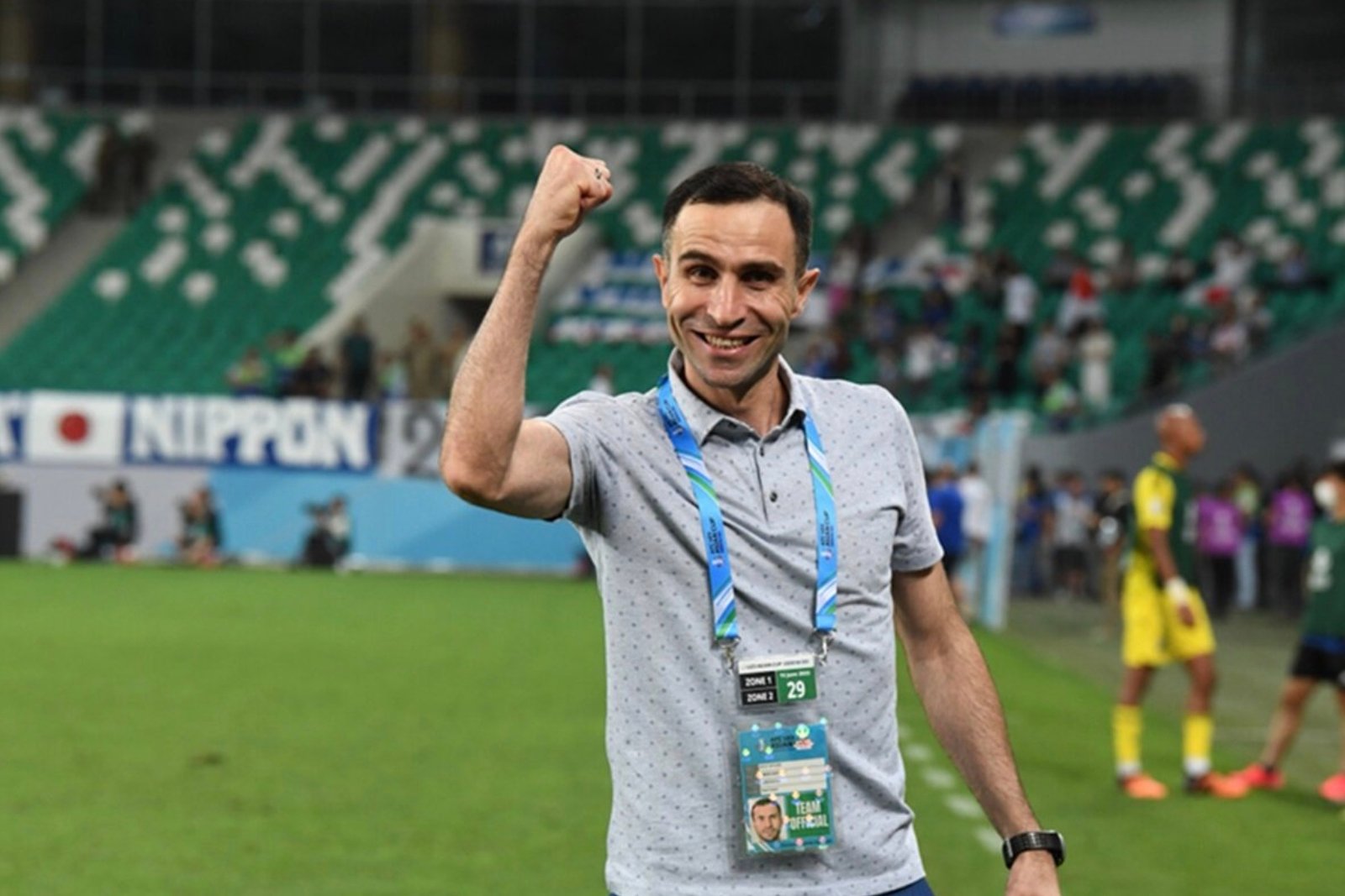 Pelatih Timnas Uzbekistan, Timur Kapadze. Foto: AFC
