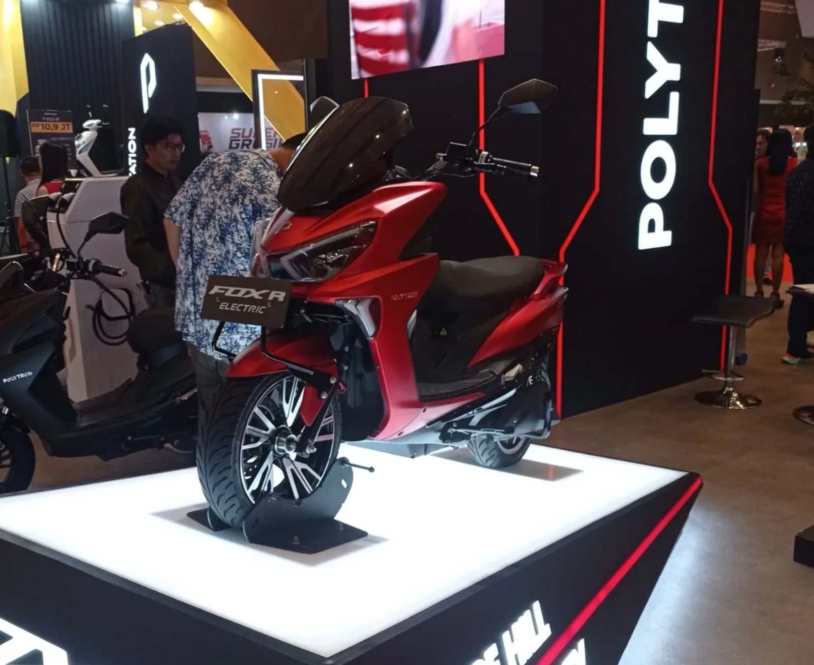 Motor listrik Polytron. Foto: dok.pribadi