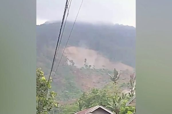 Peristiwa longsor melanda wilayah Kecamatan Pandanarum, Kabupaten Banjarnegara, Provinsi Jawa Tengah. Foto: BPBD Kabupaten Banjarnegara