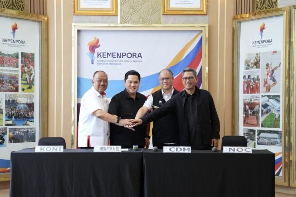 Kemenpora menggelar konfrensi pers jelang SEA Games 2025, Jumat (21/11). Foto: dok.Kemenpora
