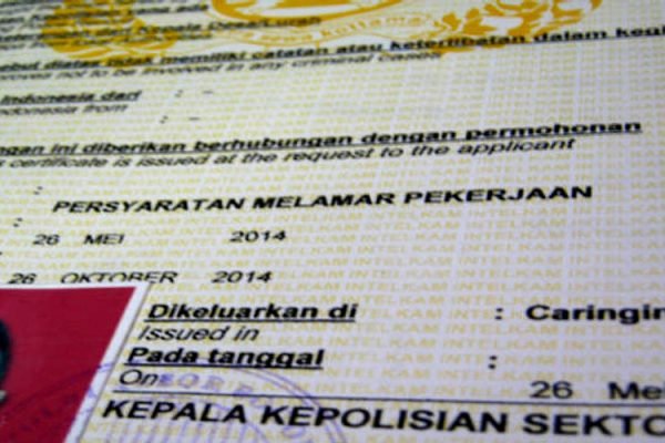 Surat Keterangan Catatan Kepolisian (SKCK)/Foto Polri