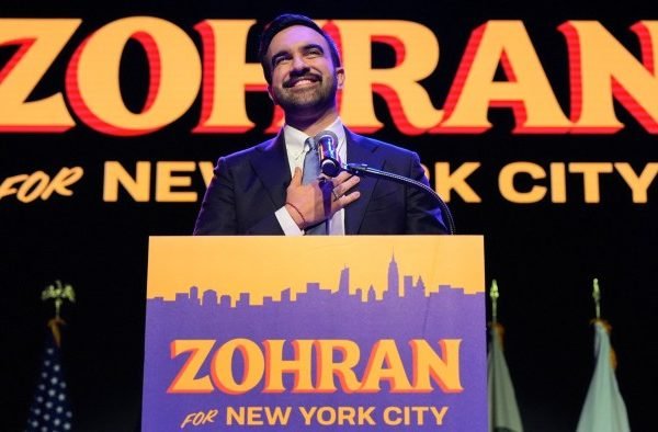 Wali Kota Zohran Mamdani saat mengumumkan kemenangan/Foto : Dok. NY Post