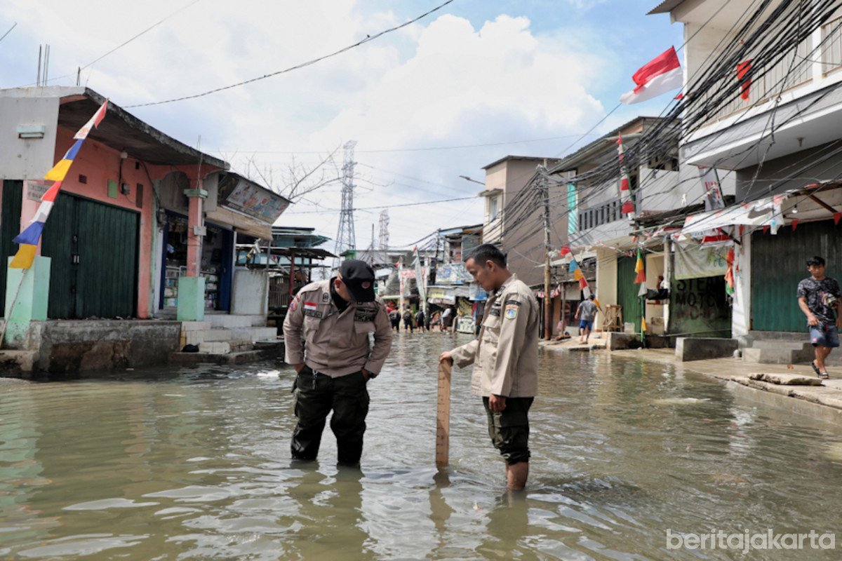 BPBD DKI Jakarta imbau masyarakat terkait potensi banjir pesisir (rob) di wilayah pesisir utara Jakarta/Foto Berita Jakarta