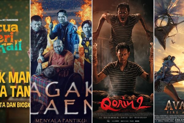 Poster rekomendasi empat film menarik yang sedang tayang di bulan Desember/Foto Instagram resmi