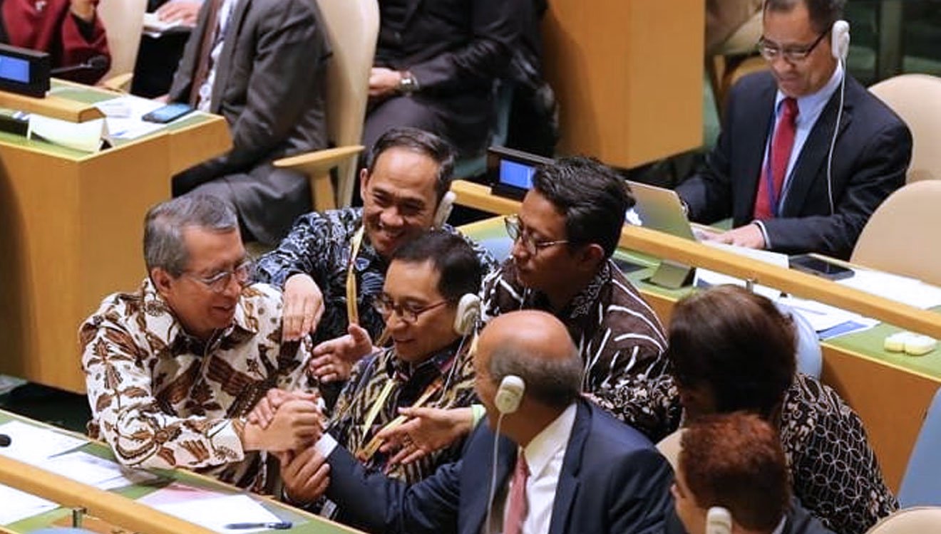 Indonesia saat terpilih menjadi anggota Dewan HAM PBB Periode 2020-2022/Foto : Instagram @kemlu_ri