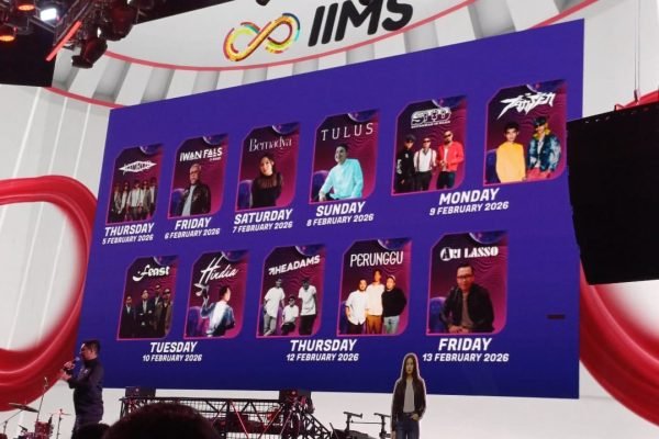 Program IIMS Infinite Live 2026 menampilkan musisi papan atas. Foto: GPriority/Dimas A Putra