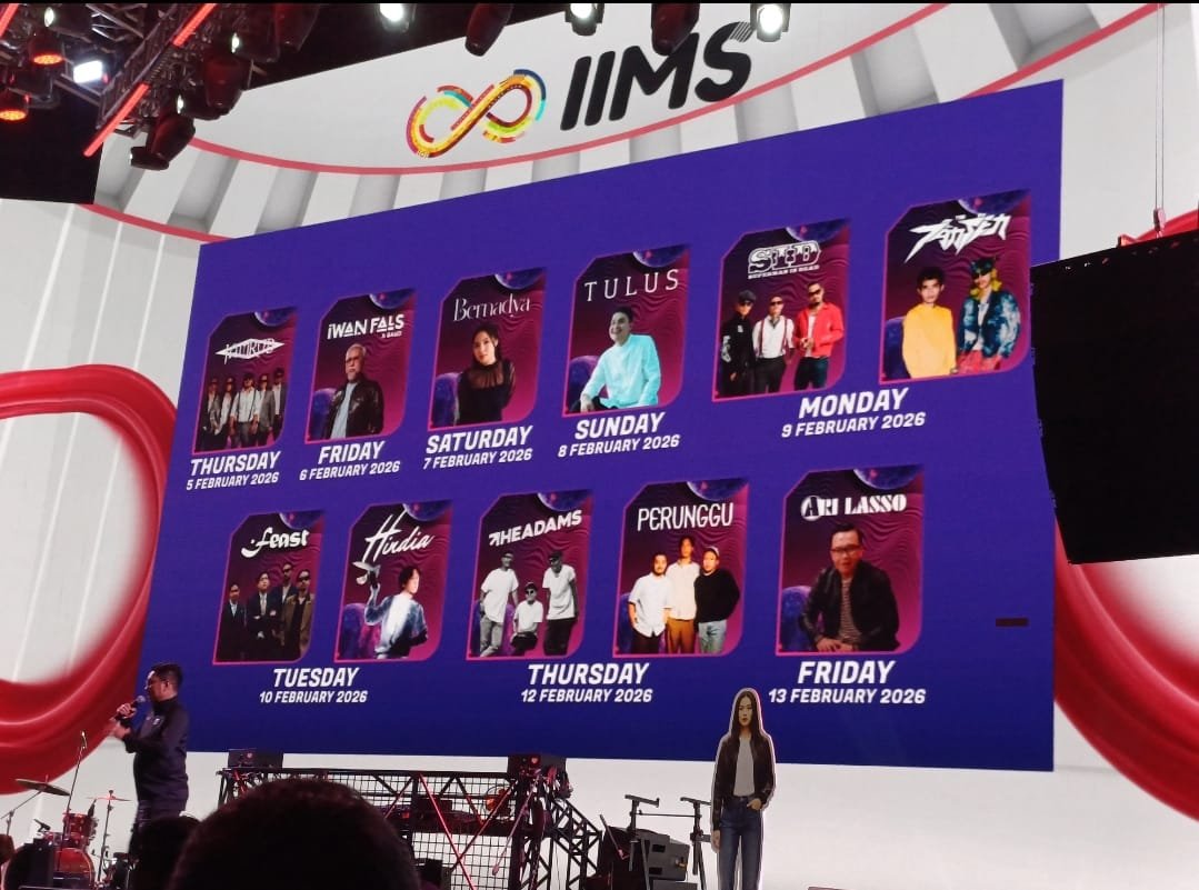 Program IIMS Infinite Live 2026 menampilkan musisi papan atas. Foto: GPriority/Dimas A Putra