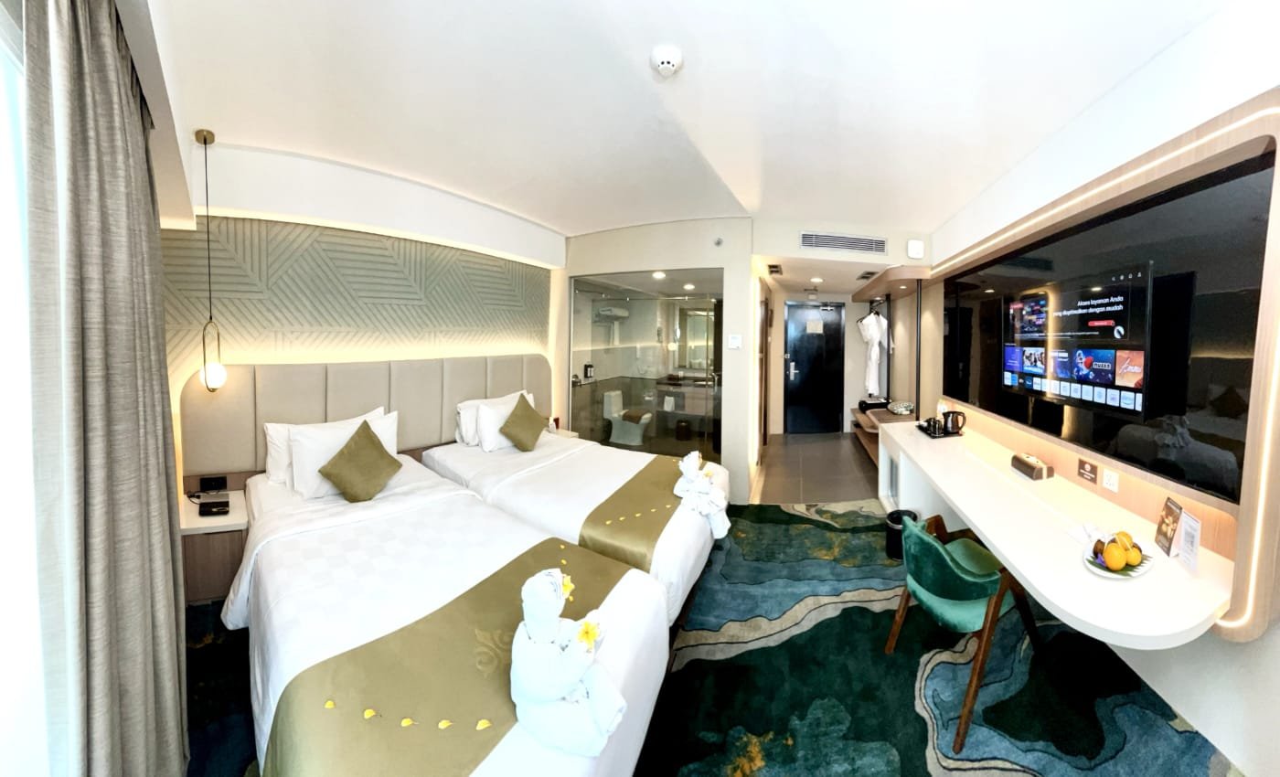 New Deluxe Room, kamar terbaru yang dirancang dengan sentuhan lebih modern, elegan, dan memenuhi standar internasional. Foto: dok.Best Western Premier The Hive