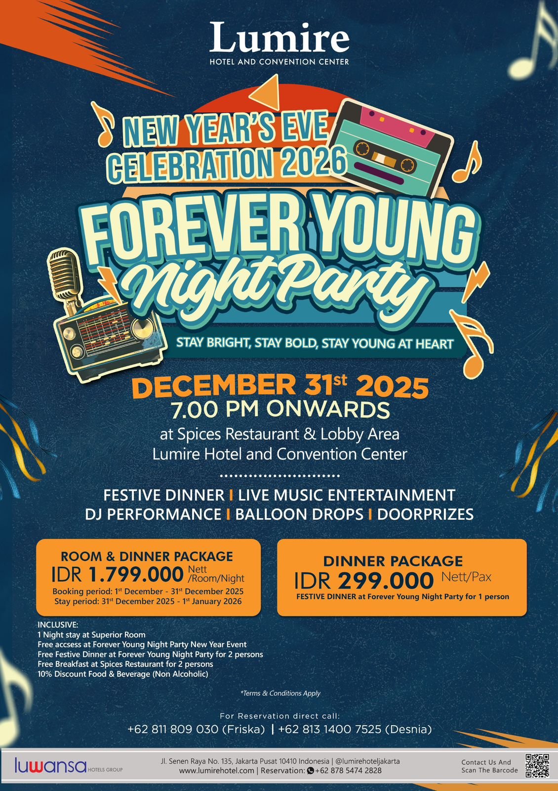 Flayer promo akhir tahun Lumire Hotel & Convention Center. Foto: istimewa