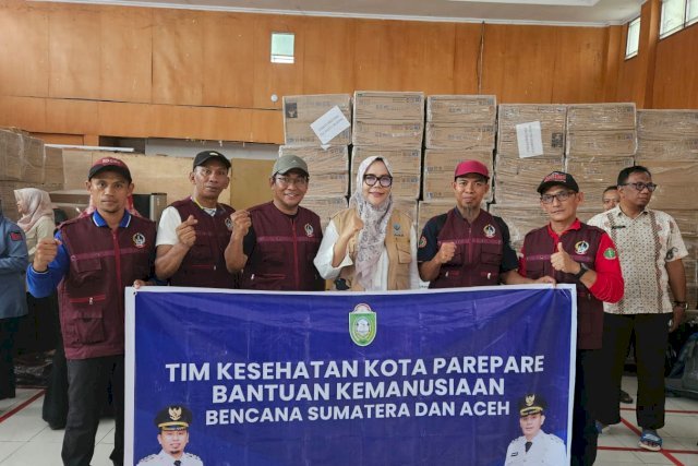Tim medis asal Parepare turut terlibat dalam misi kemanusiaan di Sumatra. Foto: Dok.pribadi