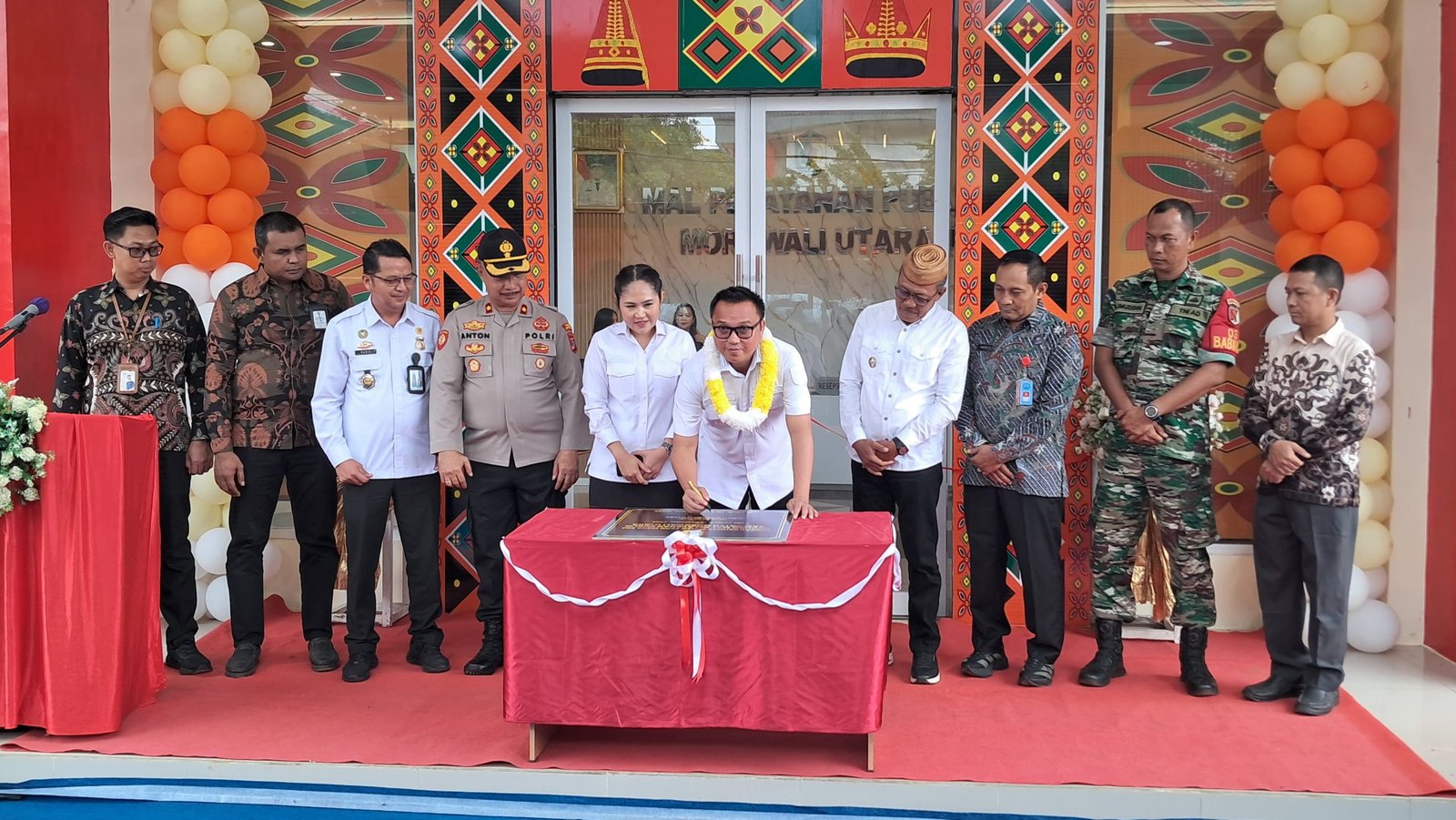 Mall Pelayanan Publik Kabupaten Morowali Utara (Morut) resmi beroperasi pada Jumat (12/12). Foto: istimewa