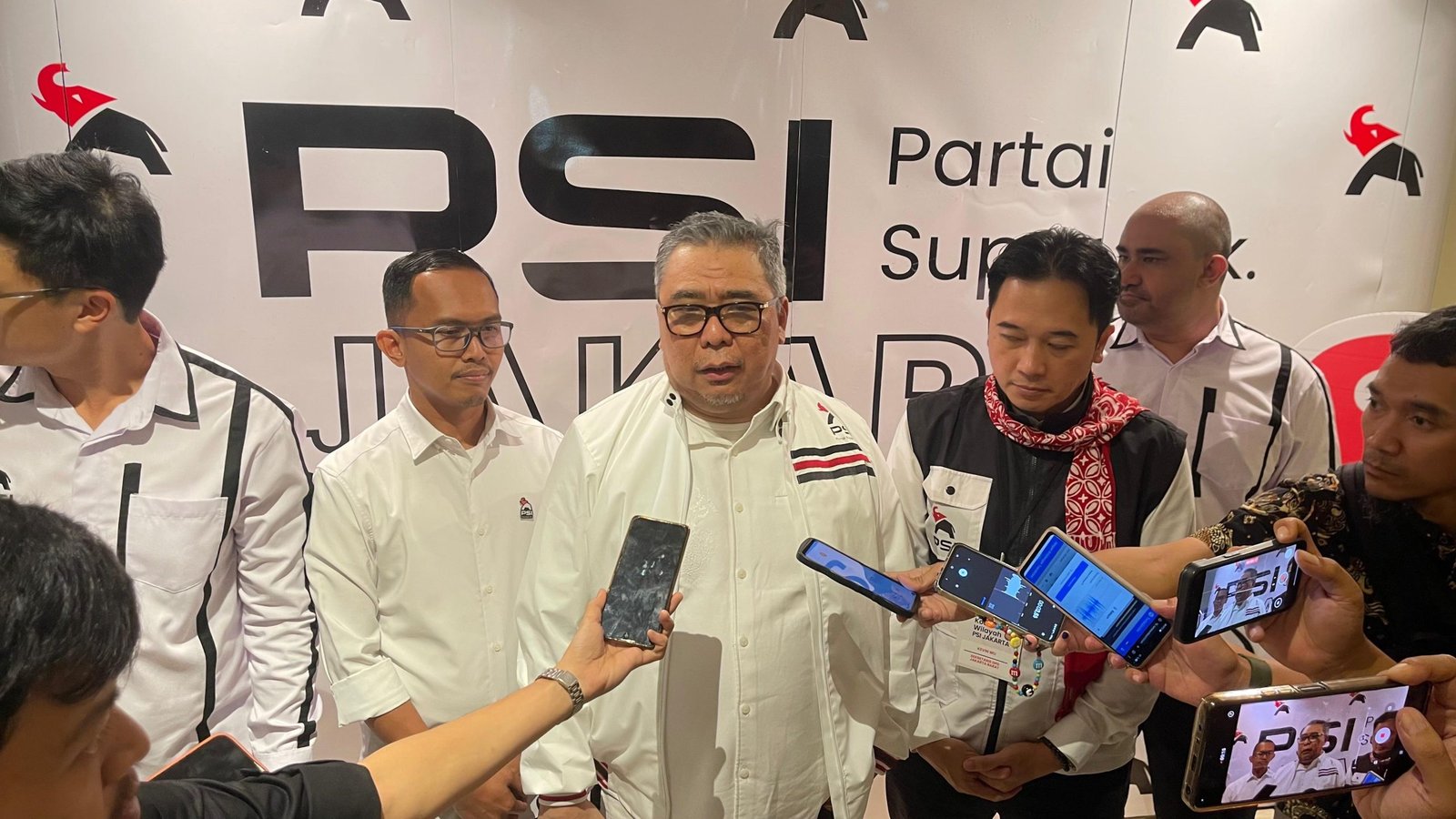 Ketua Harian DPP PSI, Ahmad Ali, dalam Rapat Koordinasi Wilayah PSI di Hotel Grand Sahid Jaya, Jakarta, Minggu (14/12)/Foto Fifi Abdurahman