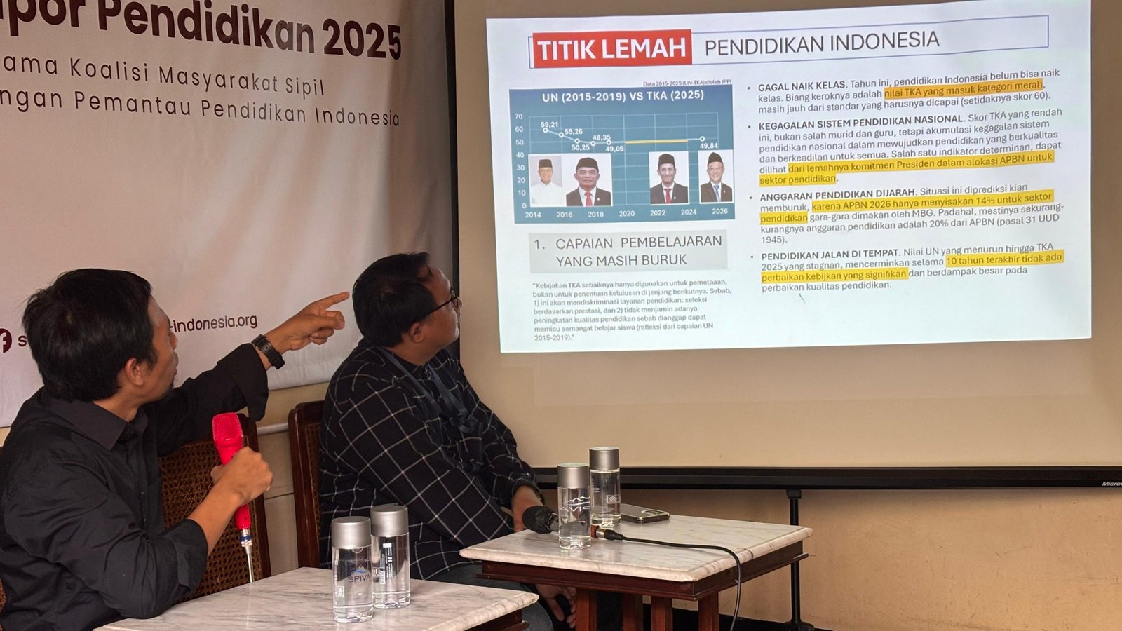 Koordinator Nasional JPPI Ubaid Matraji menilai pendidikan karakter di sekolah semakin berantakan, bahkan belum ada perubahan positif yang terjadi/Foto : Dok. GP Nindya