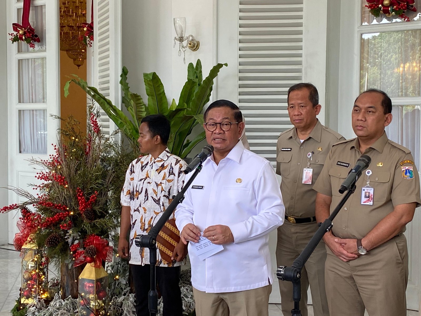 Gubernur DKI Jakarta, Pramono Anung soal UMP DKI 2025/Foto Fifi Abdurahman