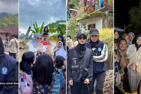 Deretan artis perempuan yang turun lngsung ke lokasi bencana banjir dan longsor/Foto Instagram Pribadi