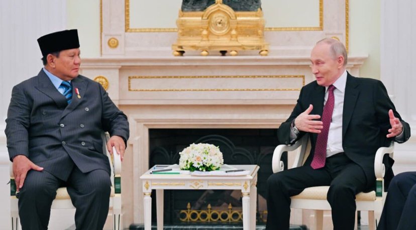 Presiden Prabowo Subianto dan Presiden Federasi Rusia Vladimir Putin bertemu di Istana Kremlin, Moskow, Rabu (10/12)/Foto Situs Presiden RI