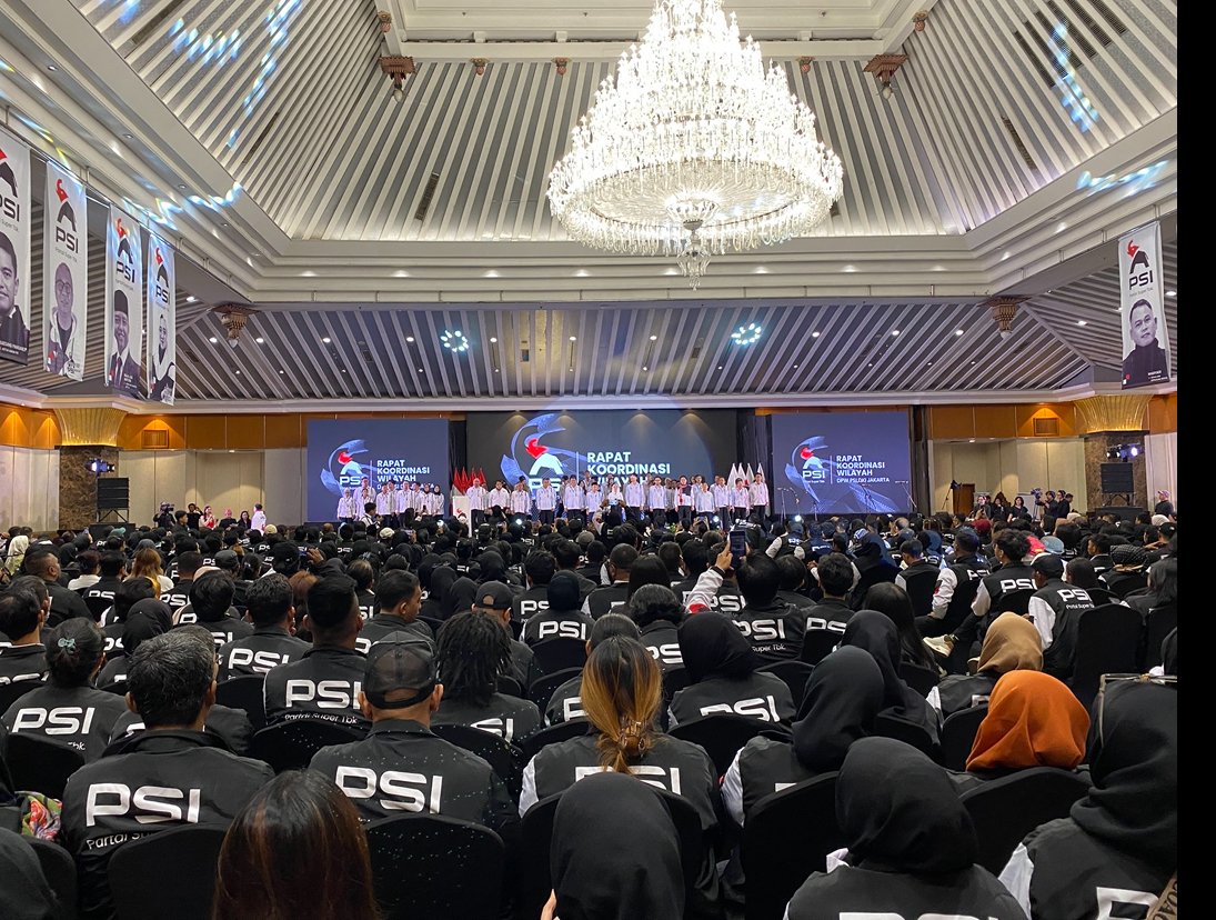 PSI DKI Jakarta menggelar Rakorwil sekaligus pelantikan pengurus baru PSI se-DKI Jakarta pada Minggu (14/12)/Foto Fifi Abdurahman