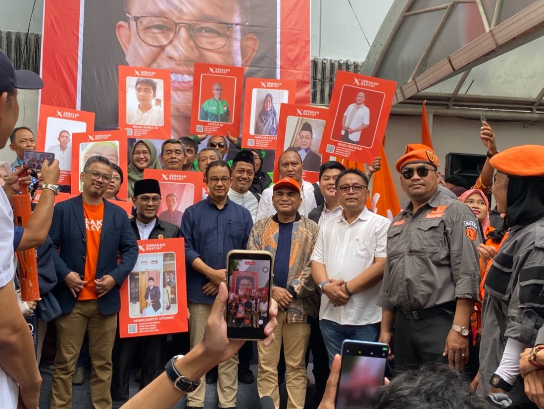 Gerakan Rakyat resmi meluncurkan KTA sekaligus membuka pendaftaran keanggotaan secara daring di seluruh Indonesia, Rabu (17/12)/Foto Fifi Abdurahman