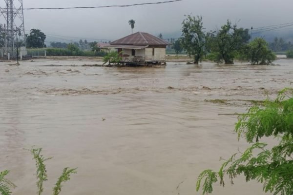 Kondisi banjir yang melanda wilayab Kabupaten Aceh Tenggara, pada Kamis (27/11). Foto: BPBD Aceh Tenggara