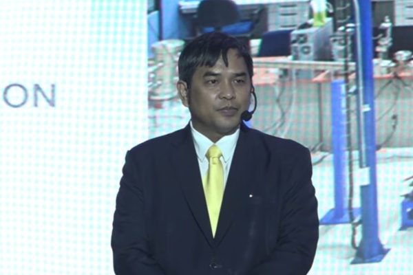 Prof. Dr. Saroj Rujirawat dari Synchrotron Light Research Institute (Thailand) saat memberikan orasi ilmiah dalam agenda G.A. Siwabessy Memorial Lecture 2025 yang digelar BRIN pada Jumat (5/12)/Foto : Dok. Tangkapan Layar Youtube (BRIN)