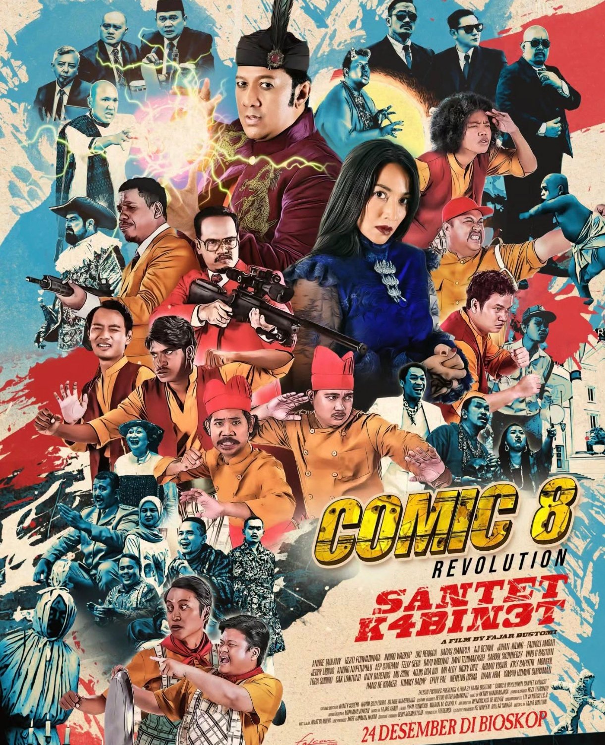 Poster film Comic 8 Revolition: Santet Kabin3t. Foto: Instagram/falconpictures