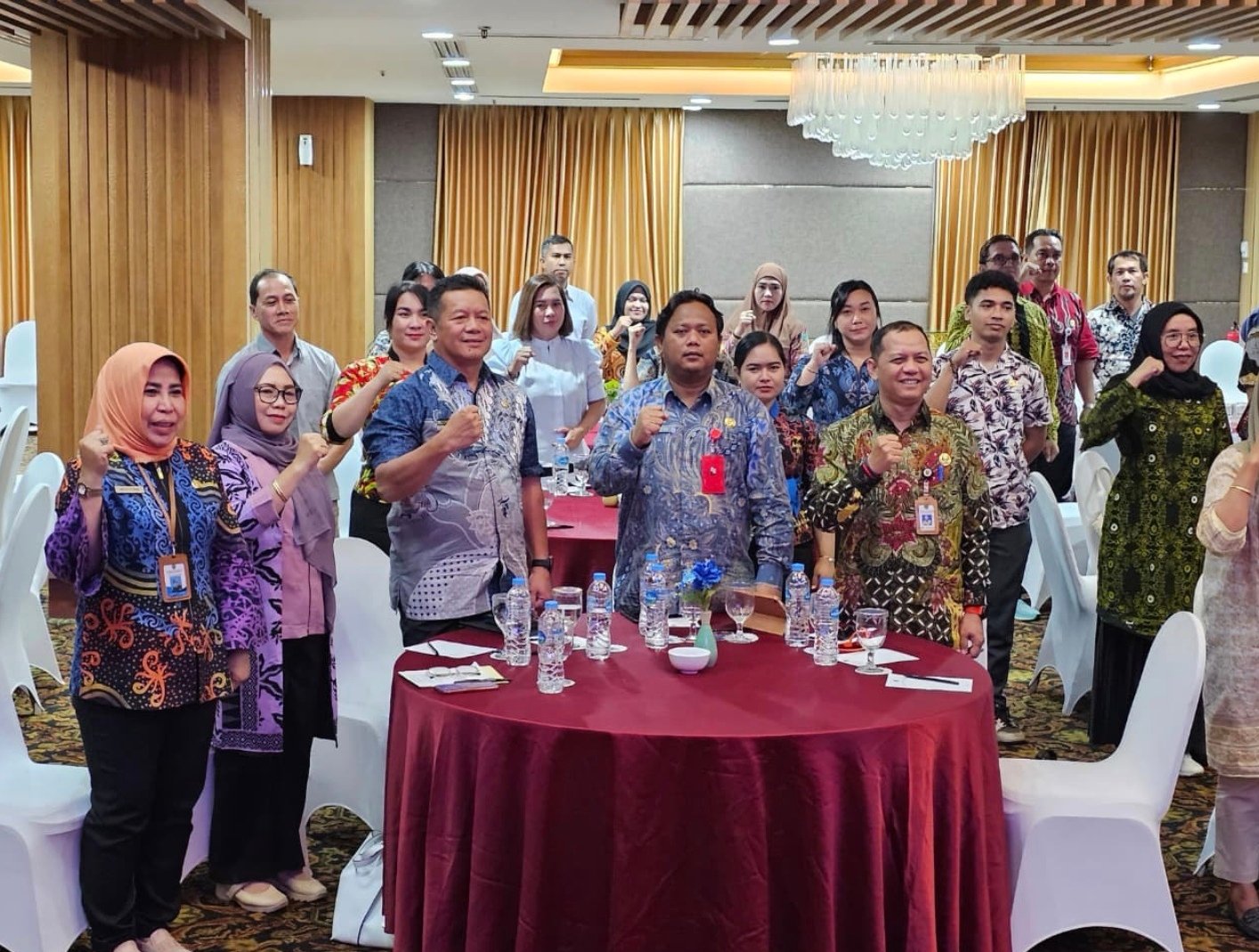 Asisten Ekobang Seskab Kutim menghadiri kegiatan RKP DBH Sawit. Foto: Wahyu/prokutim