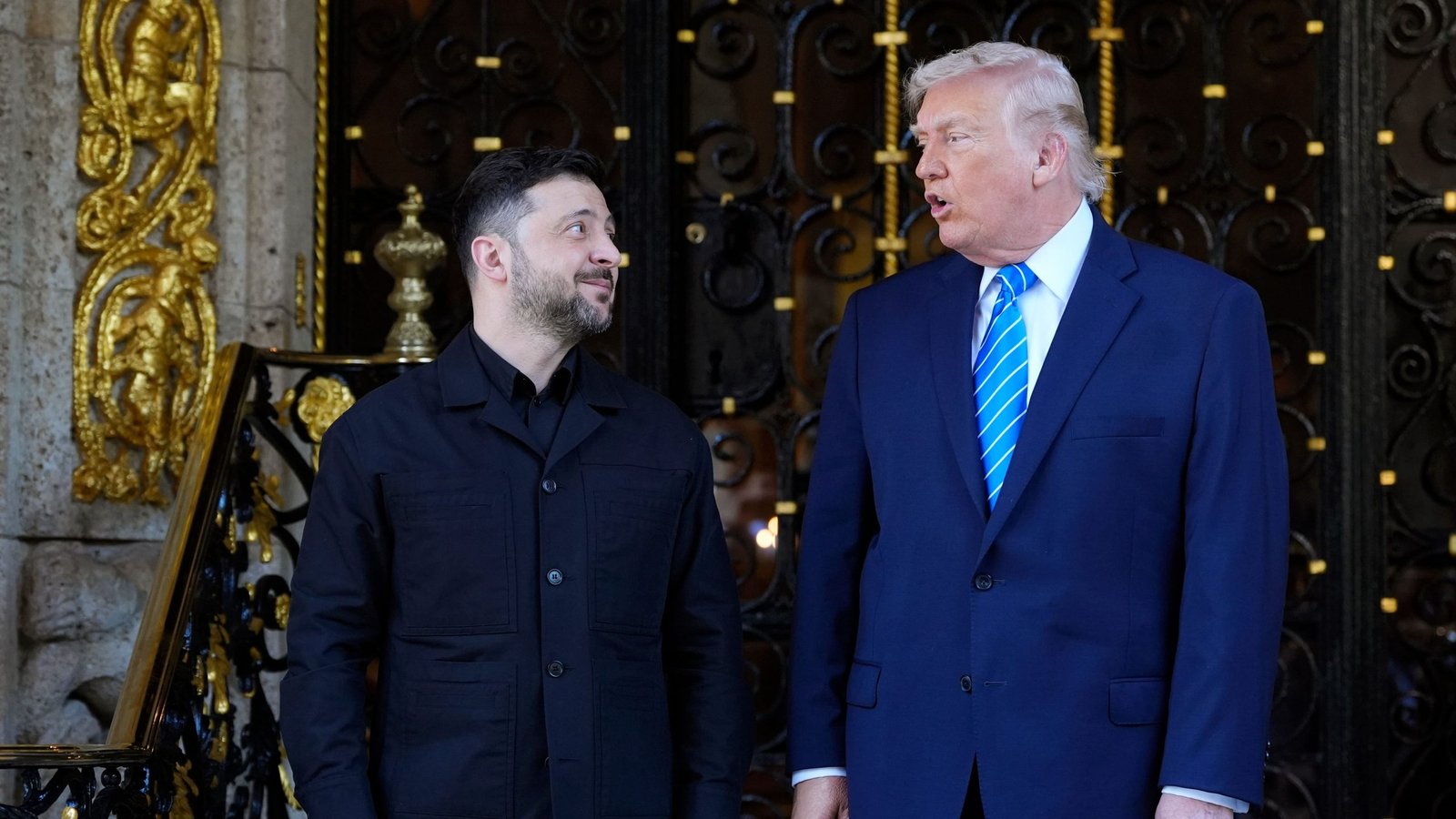 Pertemuan Presiden AS Donald Trump bersama Presiden Rusia Volodymyr Zelensky pada Minggu (28/12) kemarin/Foto : Dok. Istimewa