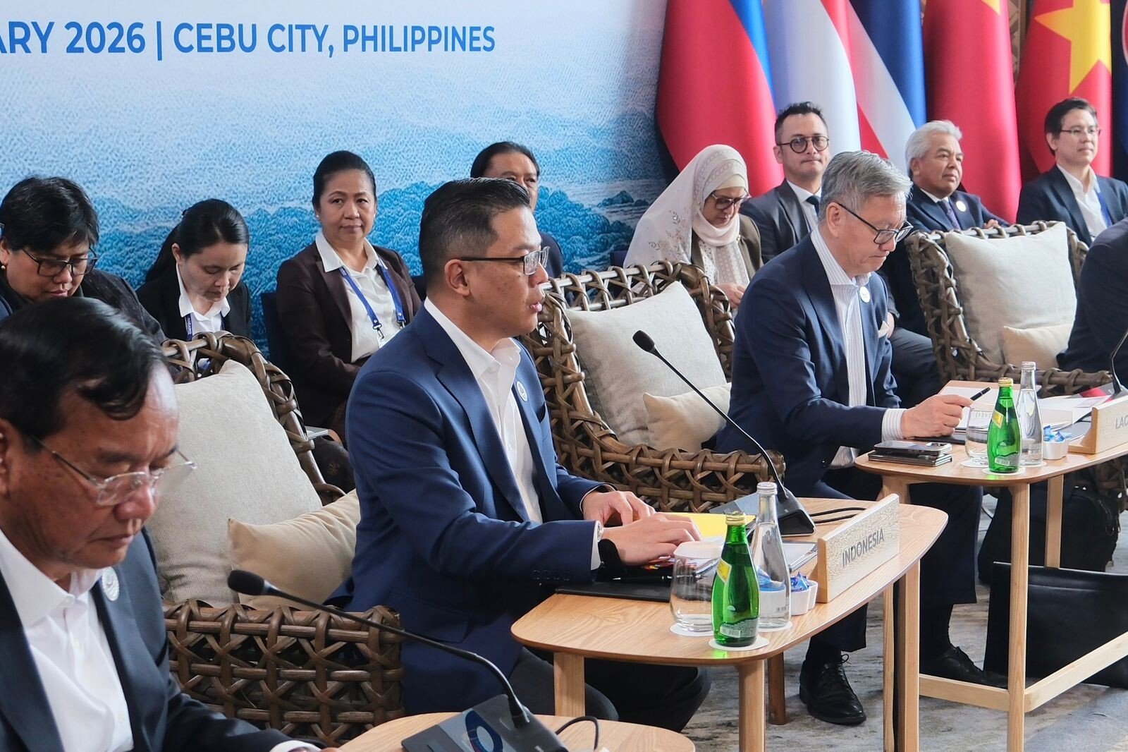 Menlu RI Sugiono menghadiri rangkaian Pertemuan Tingkat Menteri Luar Negeri (AMM) Retreat Asean di Cebu, Filipina, Rabu (28/1) lalu/Foto : Dok. Biro Humas Kemlu RI