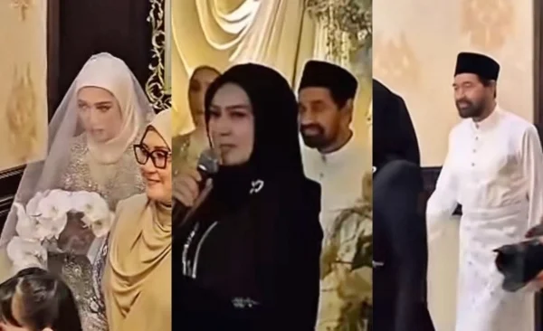 Gubernur Aceh Muzzakir Manaf (Mualem) diduga menikah lagi untuk yang ke-5 kalinya dengan pengusaha asal Malaysia, Datin Vie Shantie Khan/Foto : Dok. Tangkapan Layar TikTok