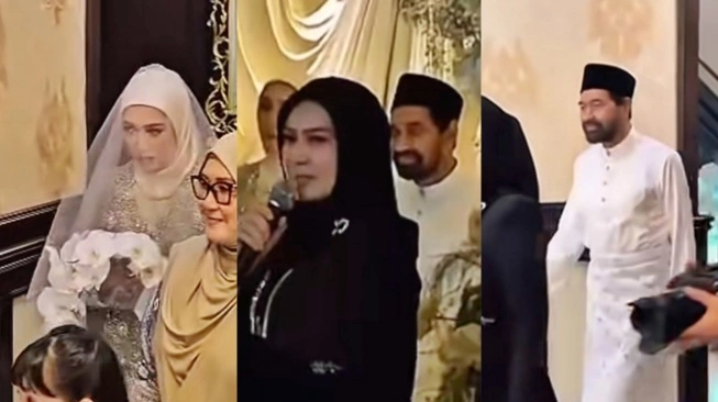 Gubernur Aceh Muzzakir Manaf (Mualem) diduga menikah lagi untuk yang ke-5 kalinya dengan pengusaha asal Malaysia, Datin Vie Shantie Khan/Foto : Dok. Tangkapan Layar TikTok