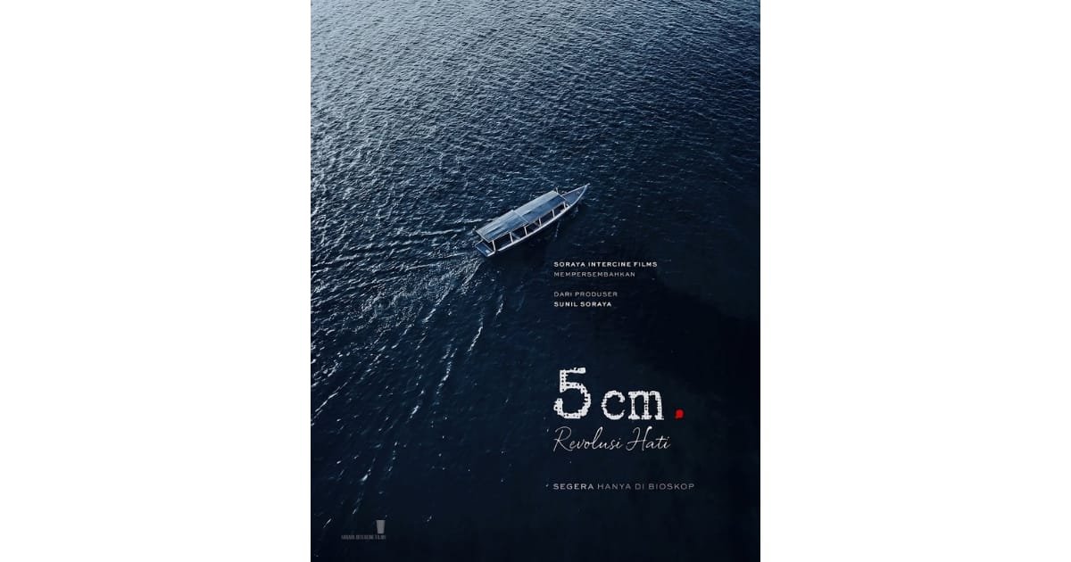 Poster film 5cm. Foto: instagram/sorayaintercinemafilm