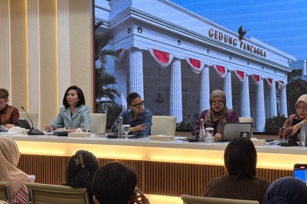 Kemlu RI sebut jumlah pasukan perdamaian yang akan dikirim ke Gaza masih dalam tahap pembahasan lebih lanjut/Foto : GPriority (Nindya Farhah Azzahrah)